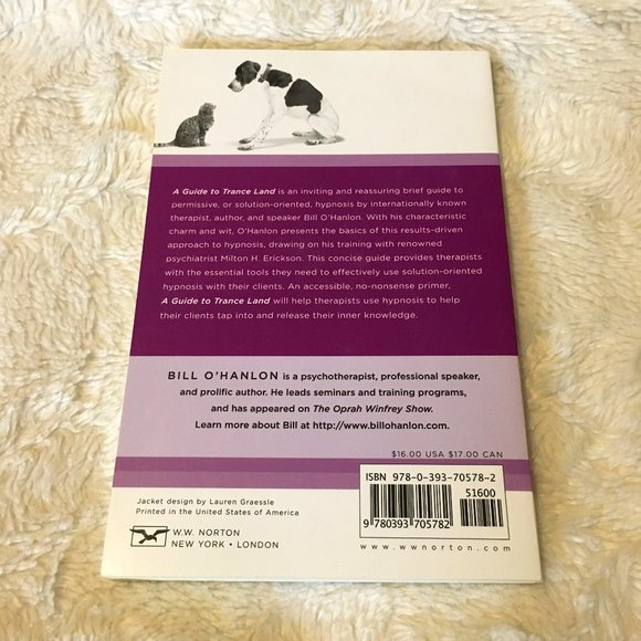 'A Guide to Trance Land' Softcover By Bill O'Hanlon - Picture 2 of 5